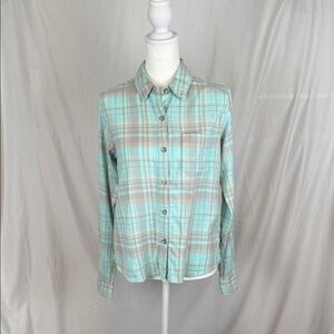 Mountain Hardwear Karsee Lite Long Sleeved Pastel Plaid Shirt w/Petal Back S/P